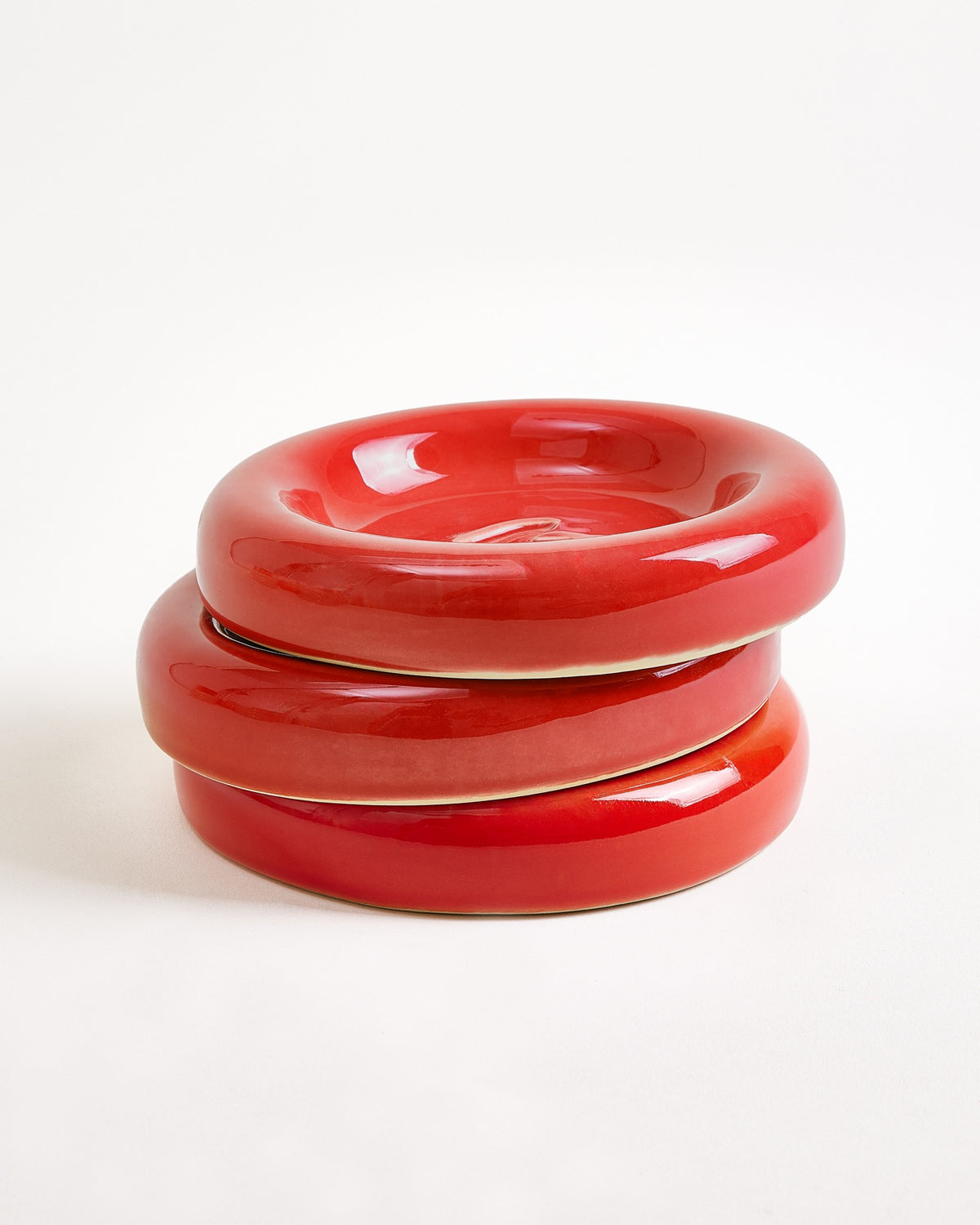 Seia Mug & Saucer Heart Pink Red