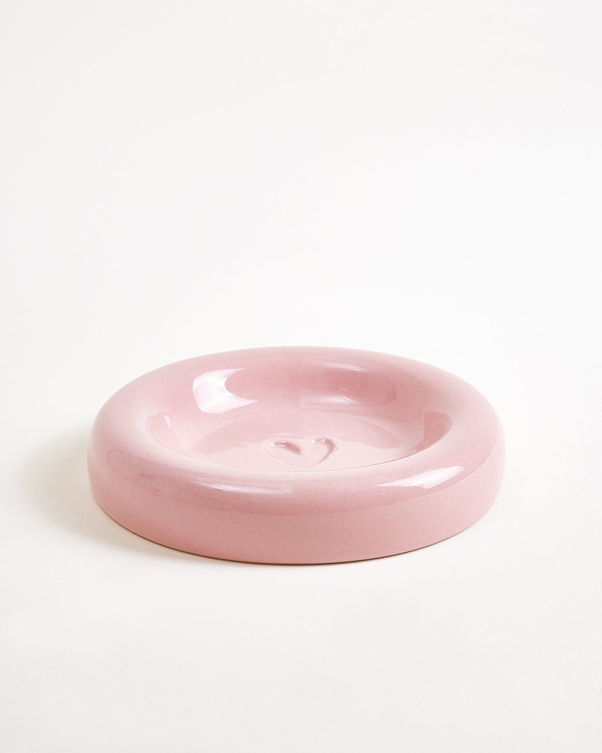 Seia - Tazza e piattino cuore rosa