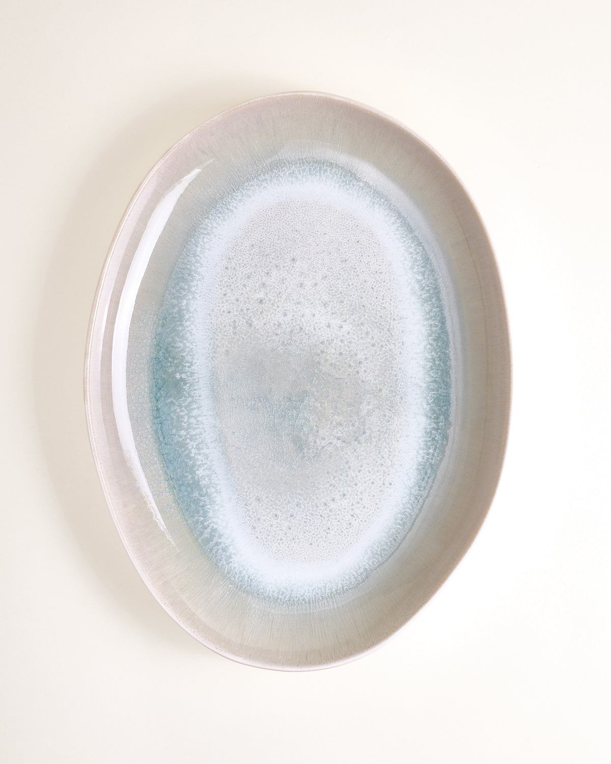 Areia - Serving platter XL oval gray