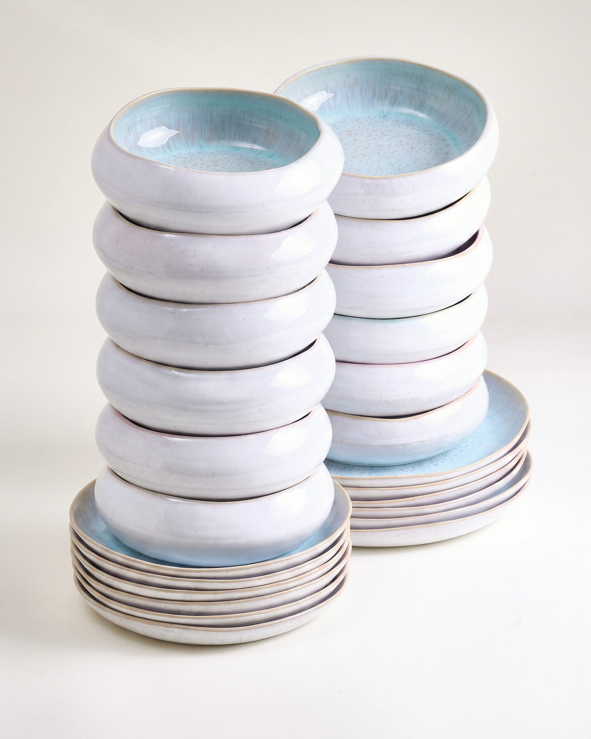 MaM x aripastaclub - Set di stoviglie organico azzurro 24 pezzi