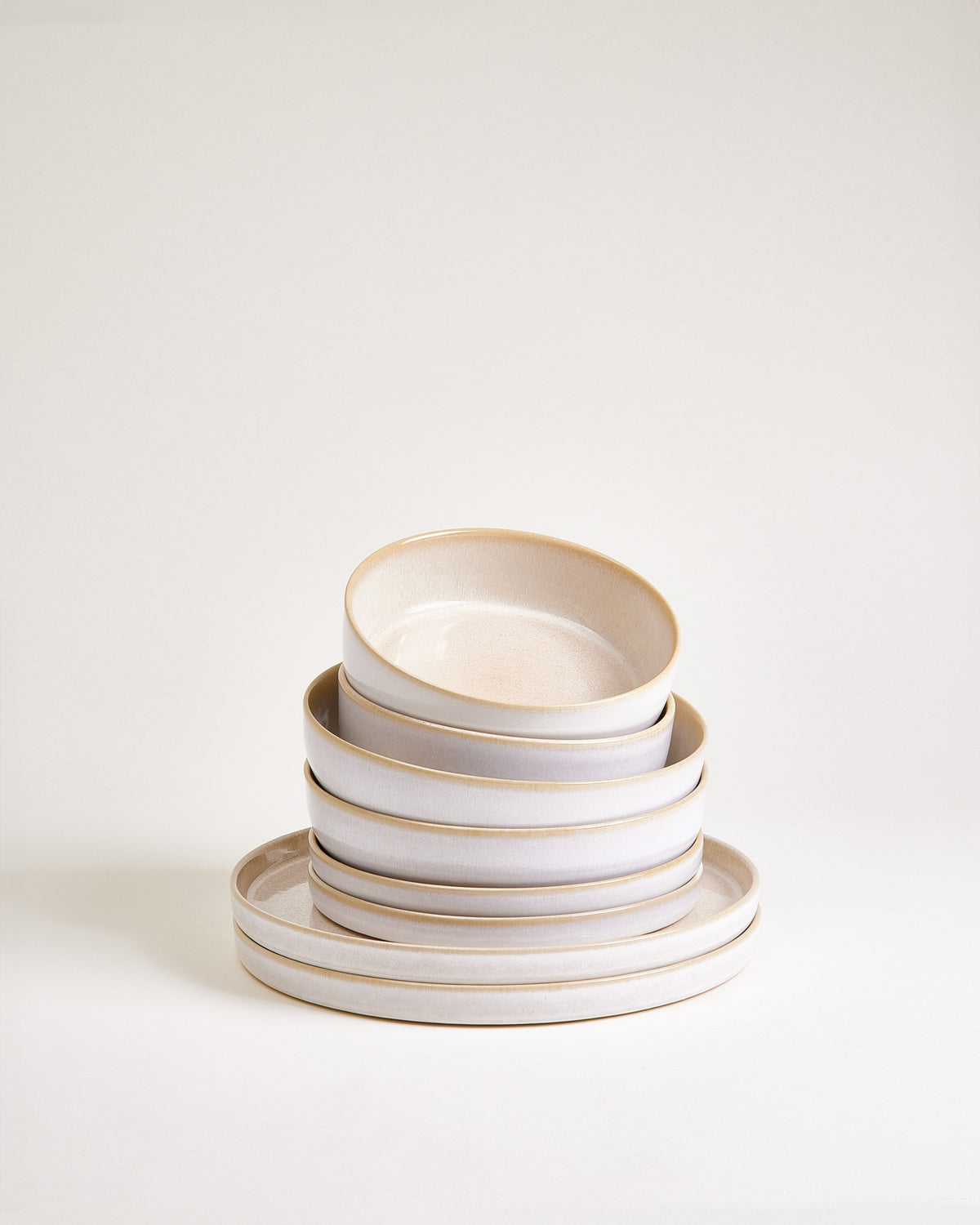 Cordoama Geschirr-Set modern sand 8-teilig