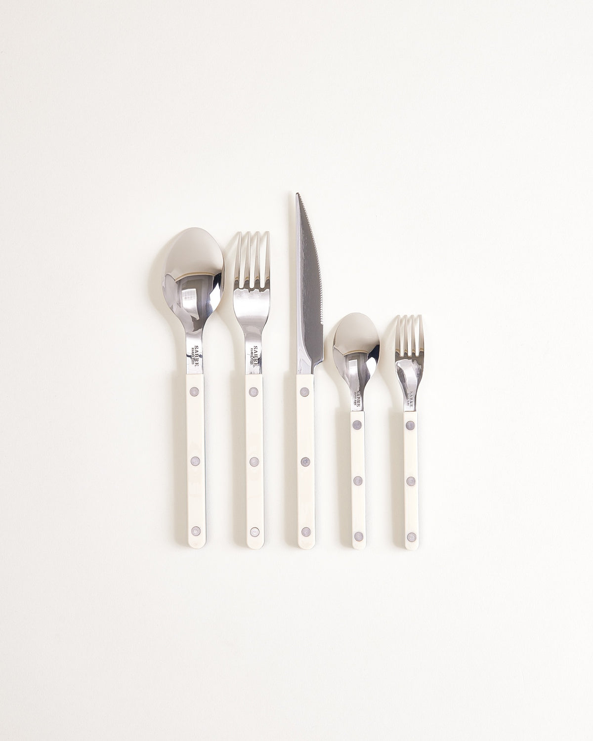 MaM x Sabre Paris - Cutlery Set of 5 dark green off-white