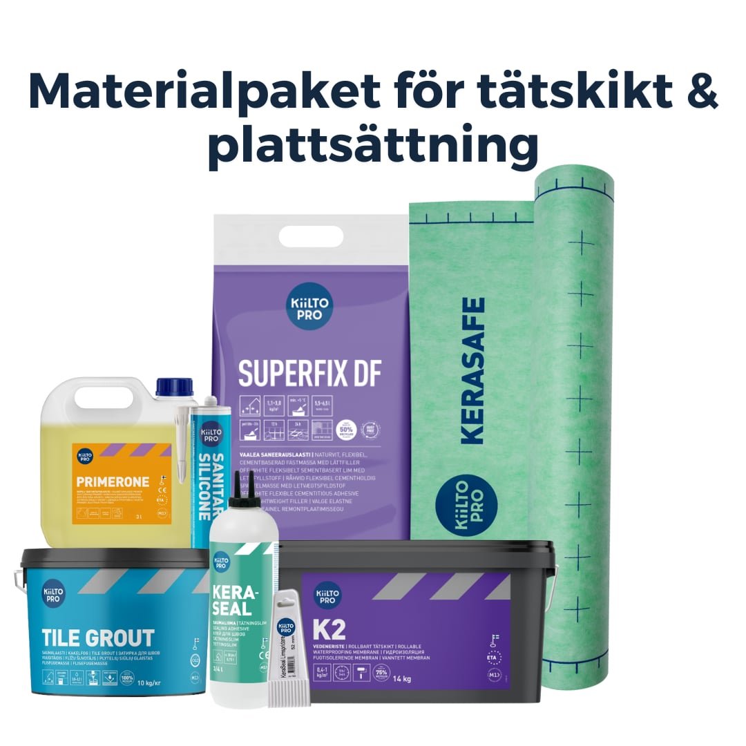 Materialpaket badrum - KakelExpress