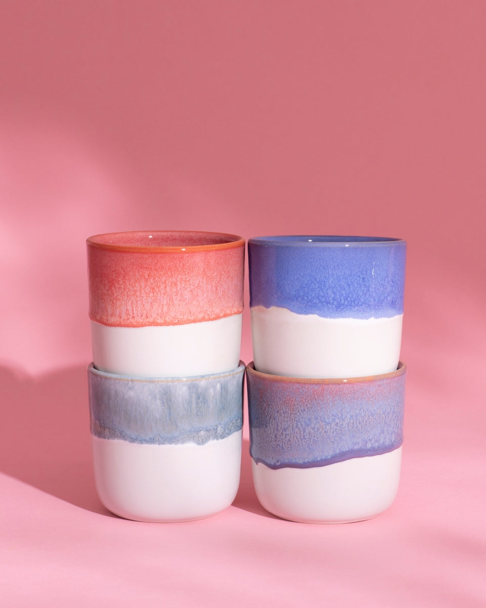 Coimbra - Tazza senza manico Set da 4