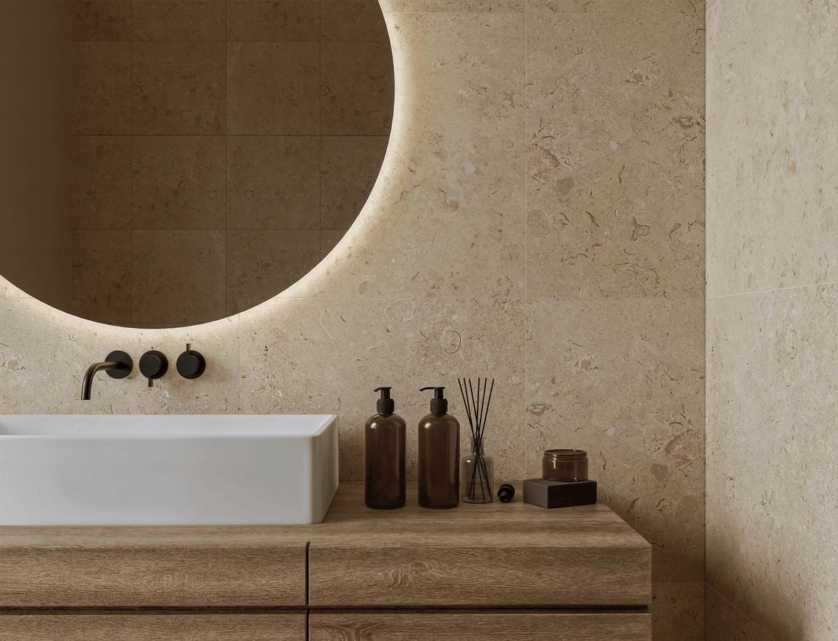 Aspö Kalk Ivory Matt Rect. 60x60 CM Klinker - Trendi Kakel - KakelExpress