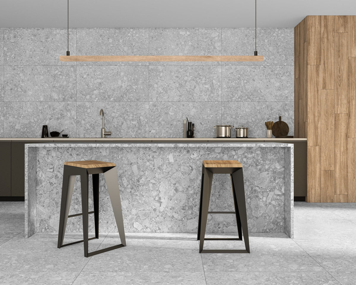 Ceppo Stone Silver 60x60 CM Rect. Matt Klinker - Trendi Kakel - KakelExpress