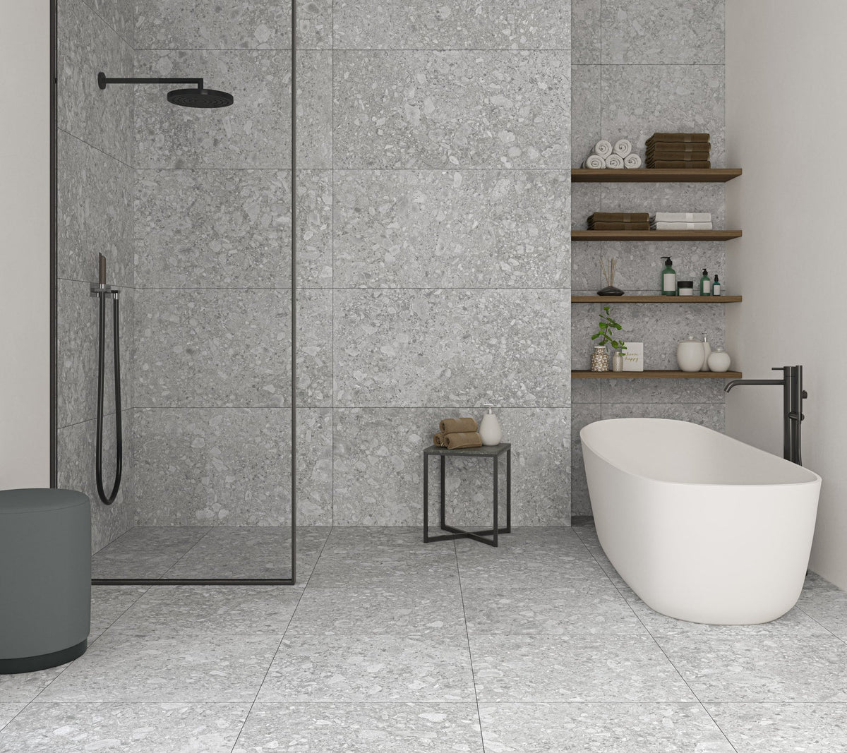 Ceppo Stone Silver 60x60 CM Rect. Matt Klinker - Trendi Kakel - KakelExpress