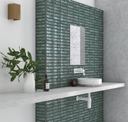 Domino Grön 15x30 CM Kakel - tidlöst - KakelExpress