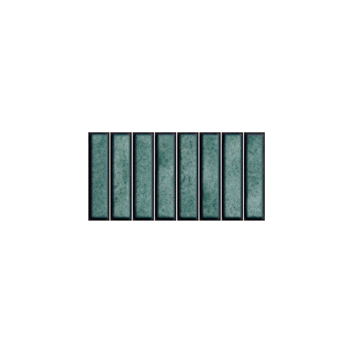 Domino Grön 15x30 CM Kakel - tidlöst - KakelExpress