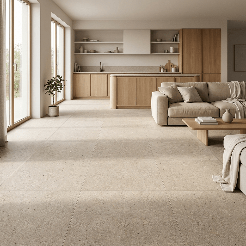 Gotland Kalk Natur Matt Rect. 60x60 CM Klinker - Trendi Kakel - KakelExpress
