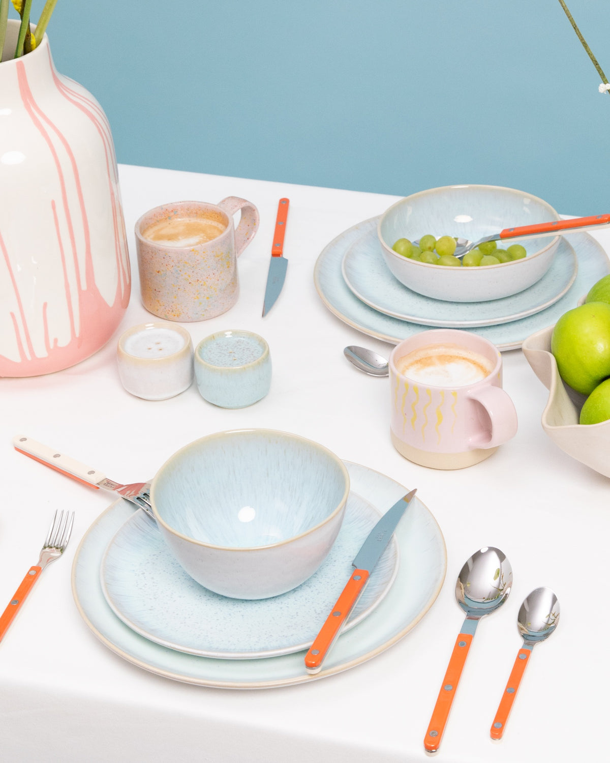 Areia Geschirr-Set classic azur 40-teilig