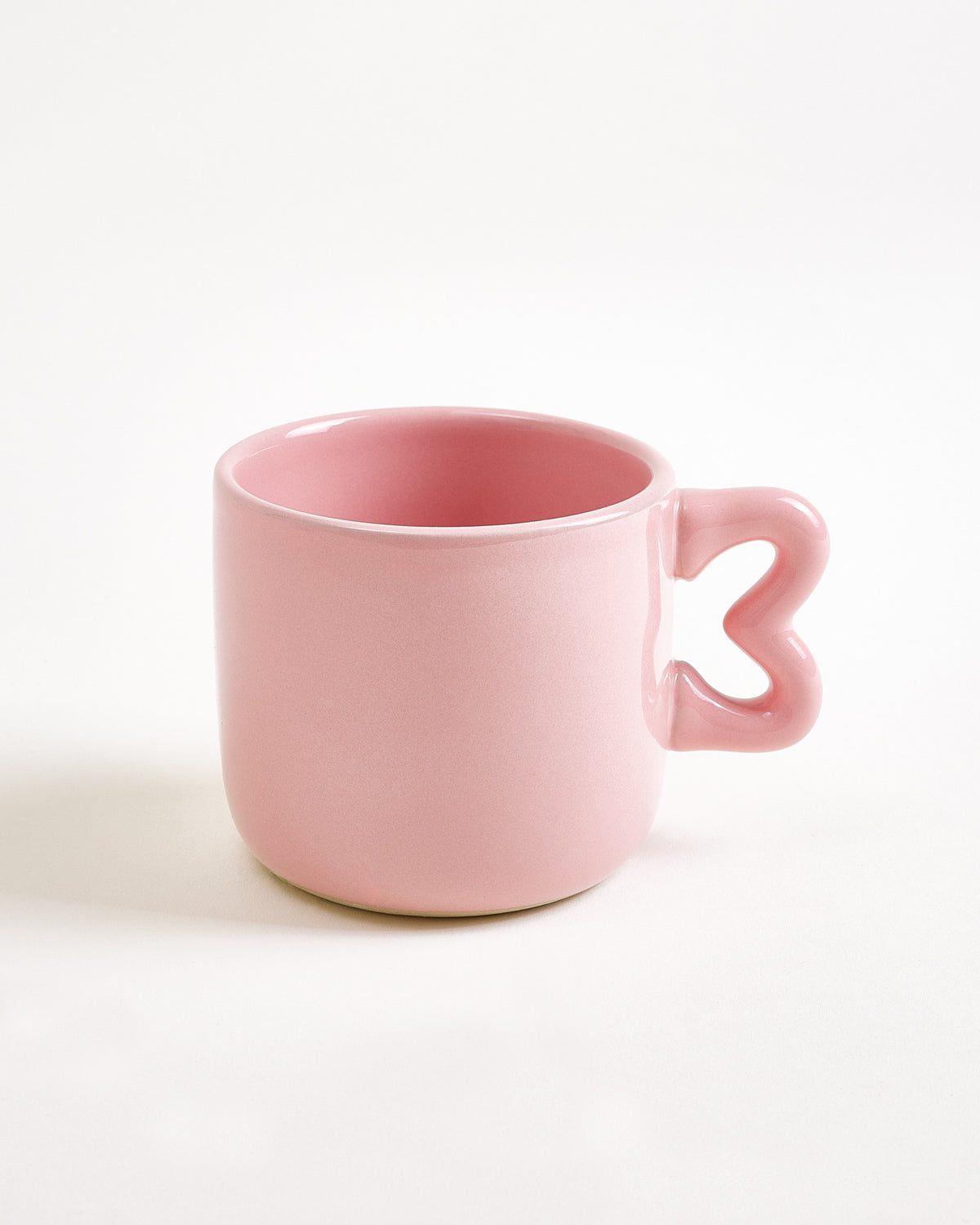 Seia - Tazza e piattino cuore rosa