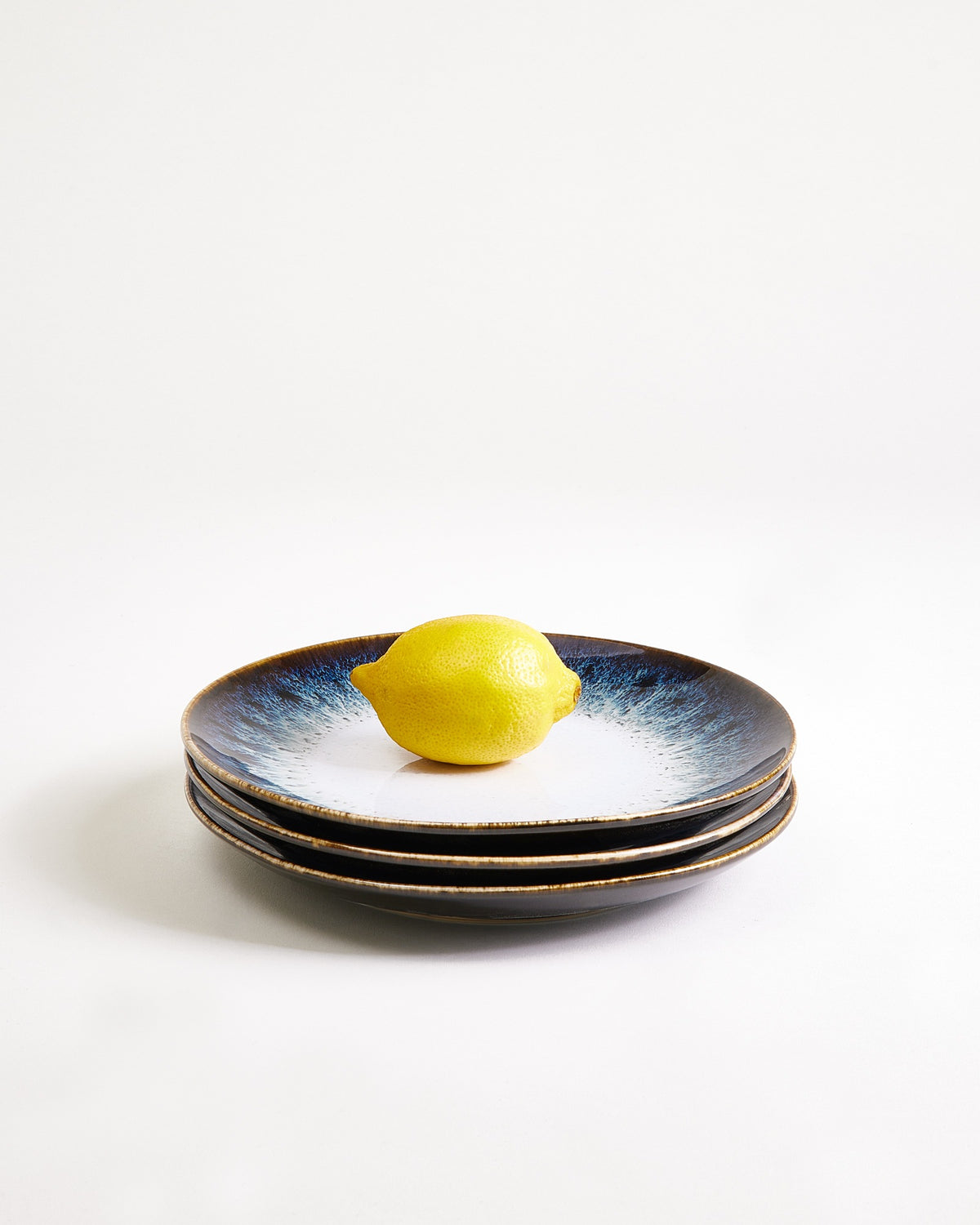 Alcachofra - Small plate black-blue