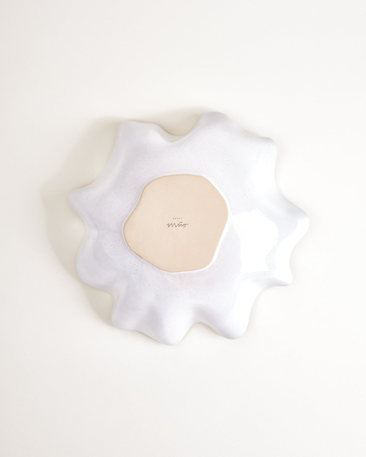 Areia - Large Serving bowl shell azure