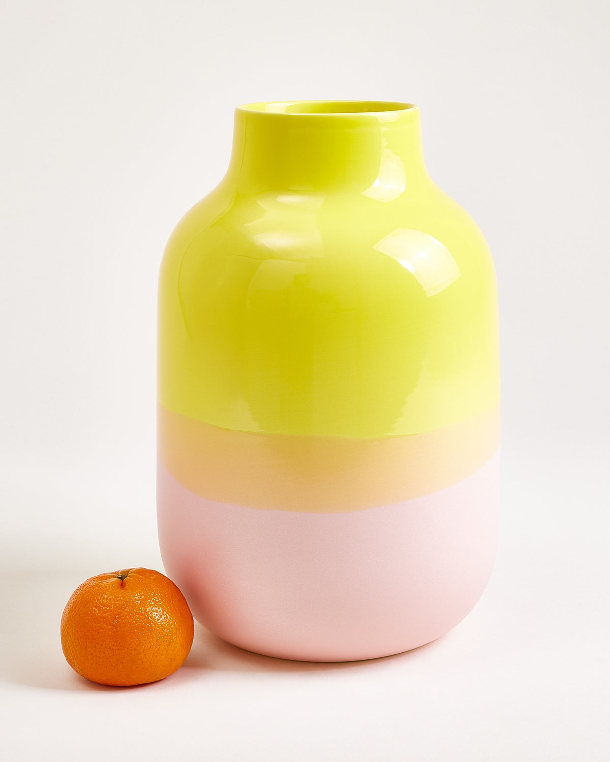 Nuno Vase L gelb rosé
