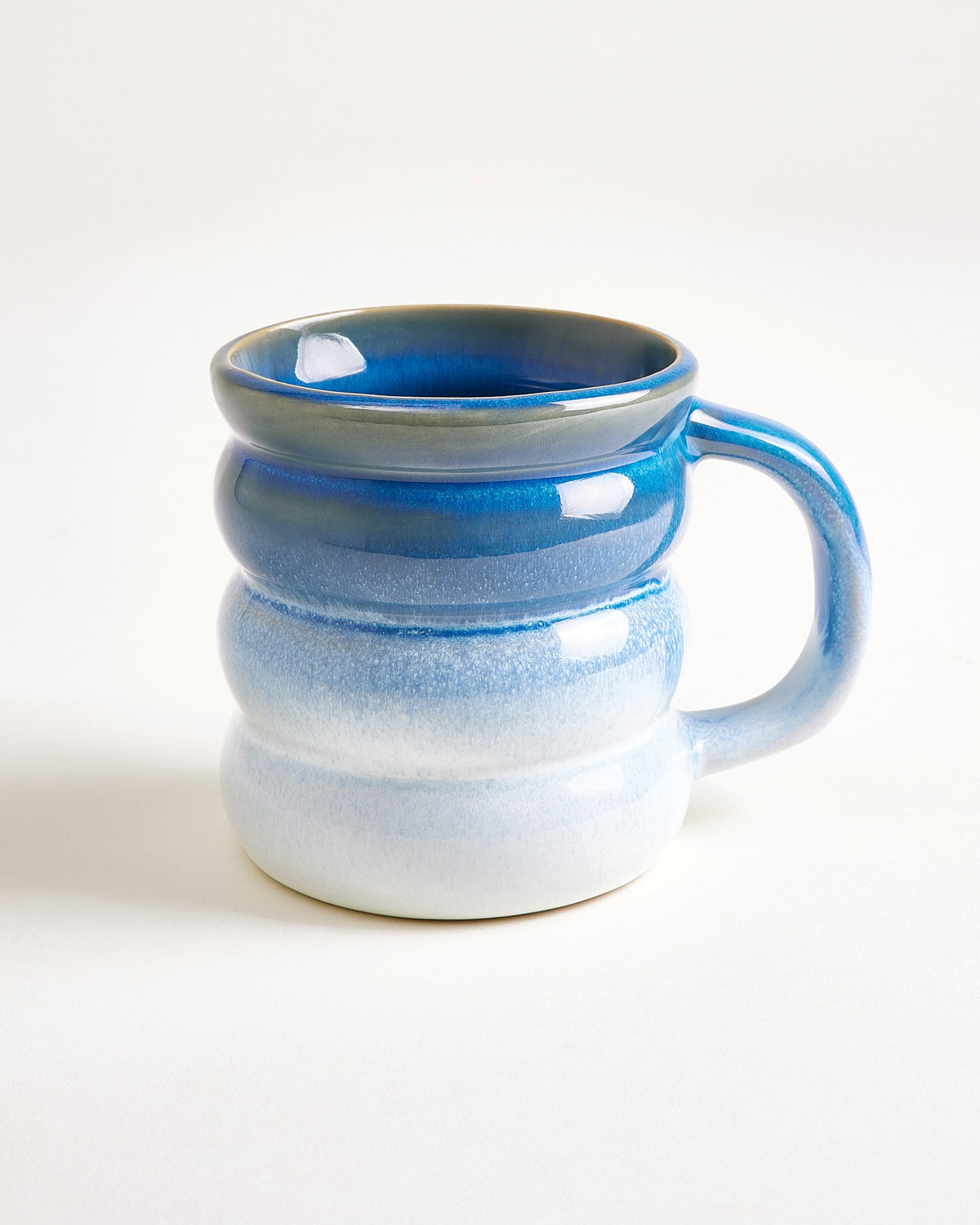 Ombra - Tazza grande Bubble Blu scuro, blu chiaro