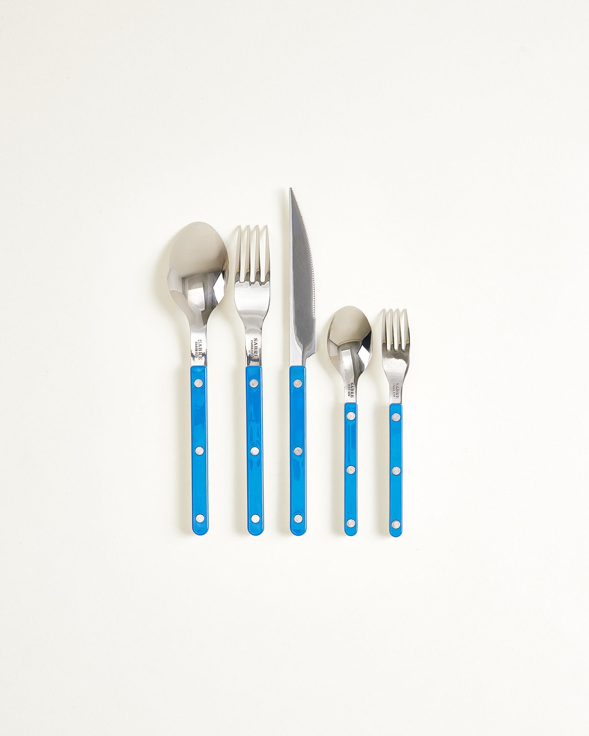 MaM x Sabre Paris - Cutlery Set of 5 off-white blue