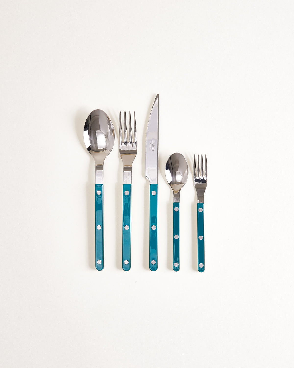 MaM x Sabre Paris - Cutlery Set of 5 dark green off-white