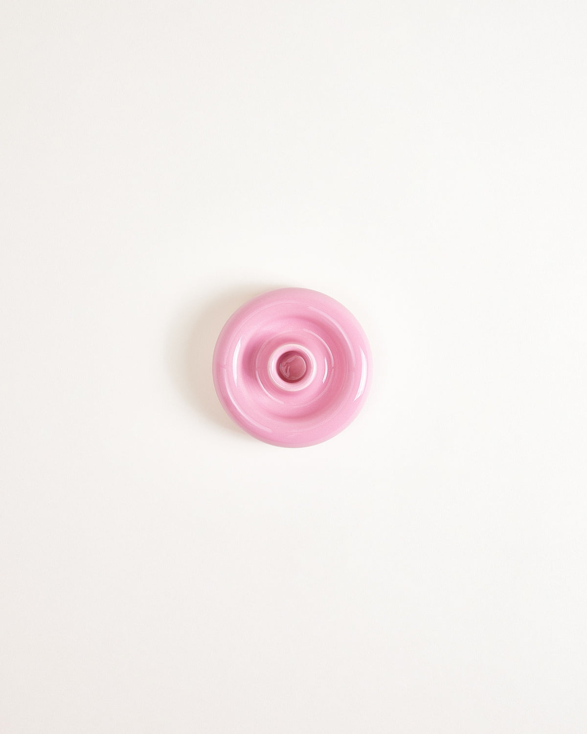 Seia - Large candlestick pink