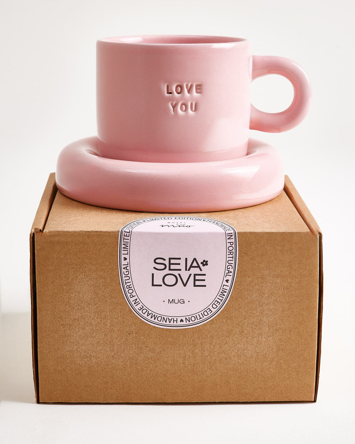 Seia Tasse & Untertasse Love rosa