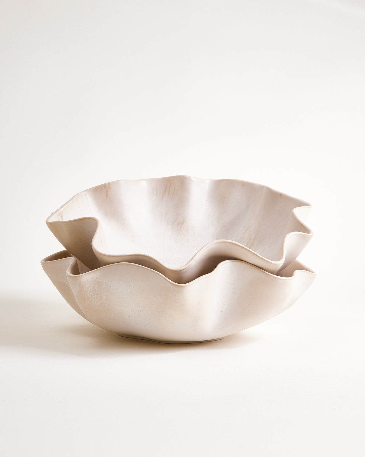 Sintra - Large Serving bowl shell sand
