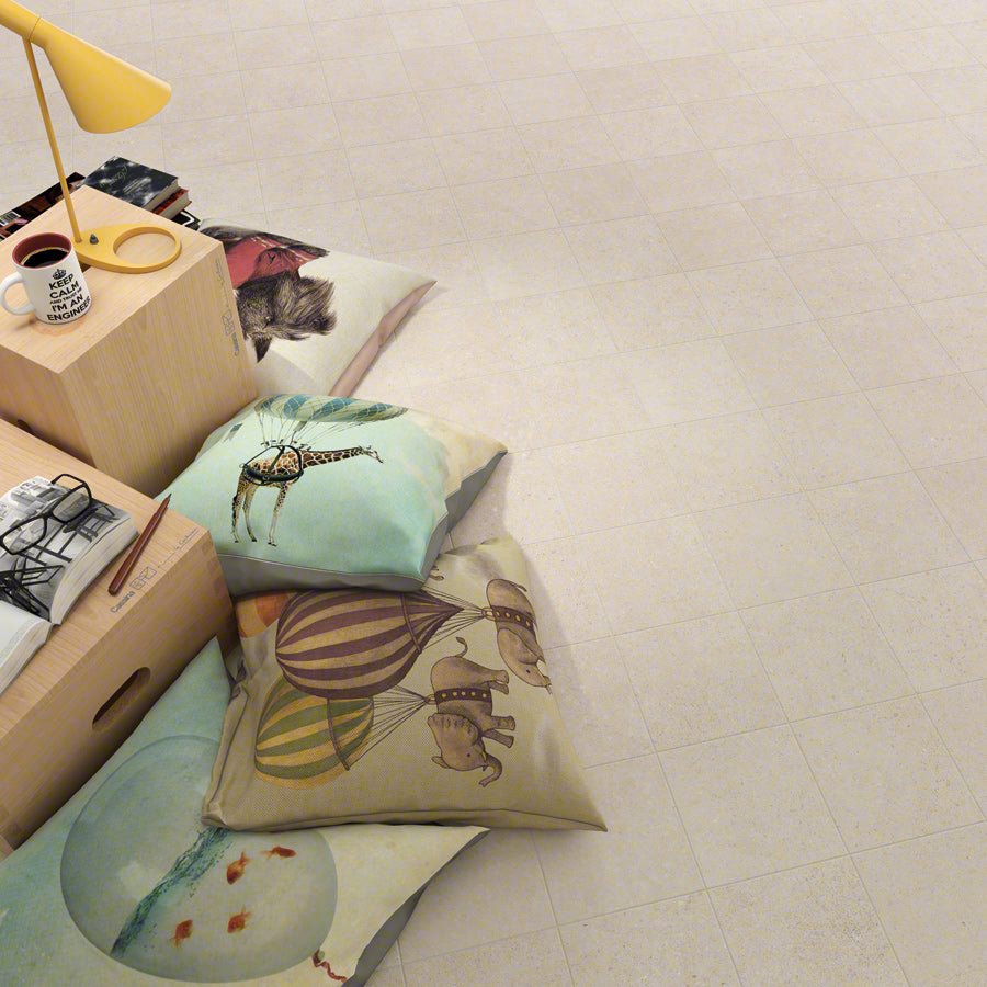 Nassau - R Crema Matt Rect. 80x80 CM Klinker - Vives - KakelExpress