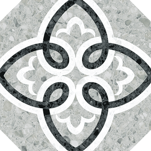 Octogono Garde Gris 20x20 CM Klinker - Vives - KakelExpress