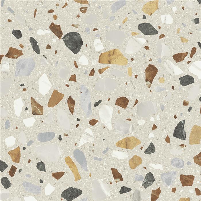 Terrazzo XL Beige Matt Rect. 60x60 CM Klinker - Trendi Kakel - KakelExpress