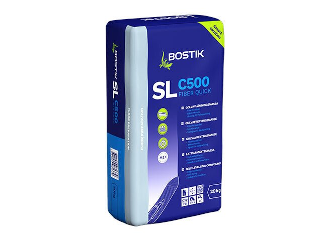 Flytspackel Bostik Fiber Quick SL C500 20 KG - Bostik - KakelExpress