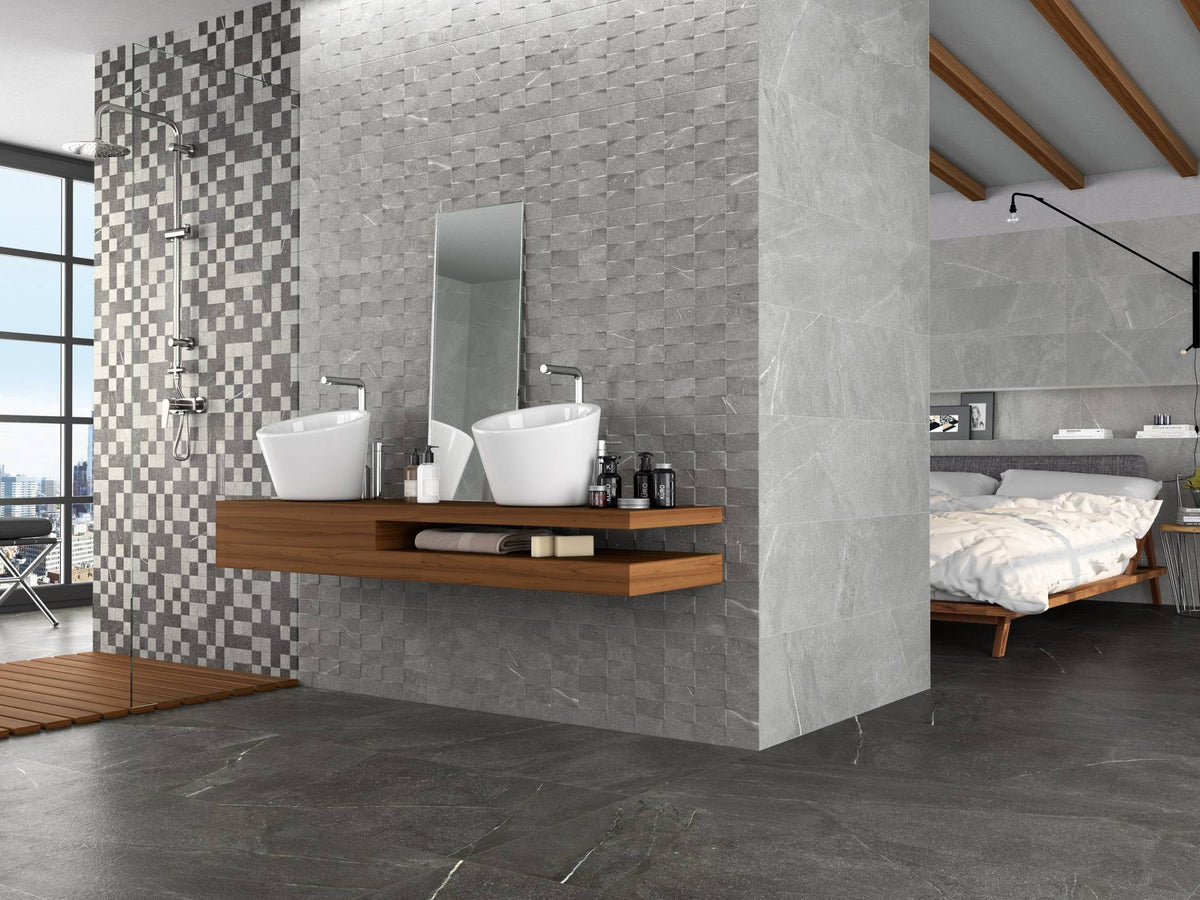 Madison Argent Rect. 60x60 CM Klinker - Colorker - KakelExpress