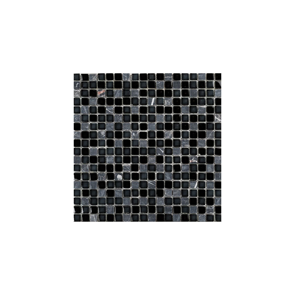 Mixmosaik Black Grouse 15×15 MM - tidlöst - KakelExpress