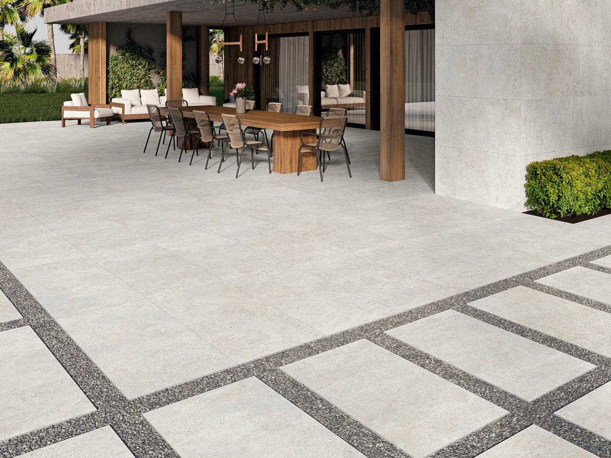Öland Kalk Ljusgrå Matt 60x120 CM Klinker - Trendi Kakel - KakelExpress