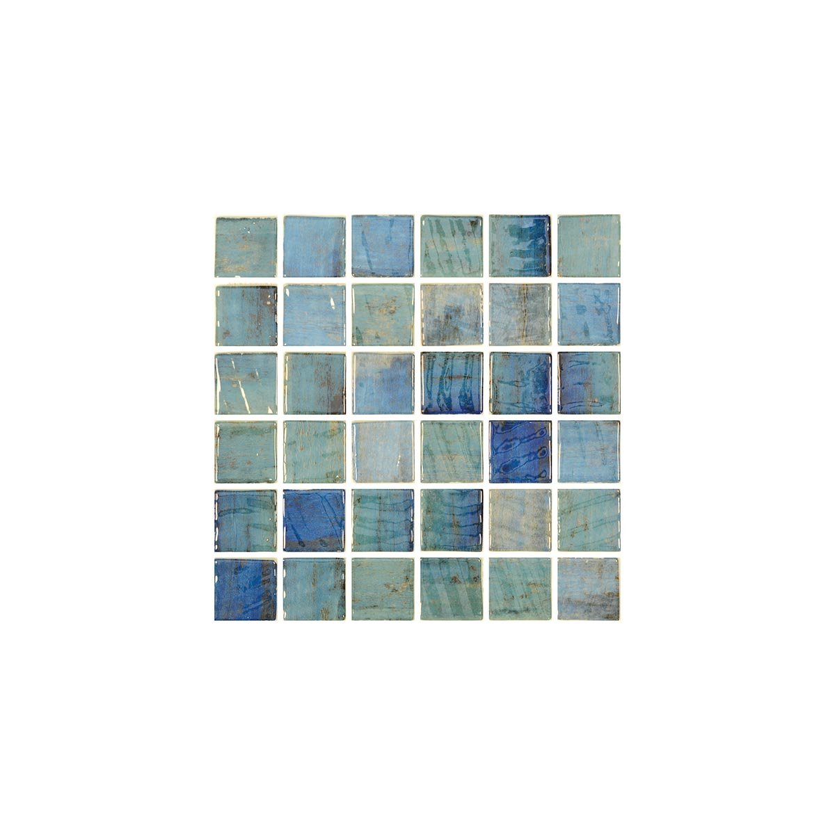 Penta Forest Blue 50x50 MM Mosaik - tidlöst - KakelExpress