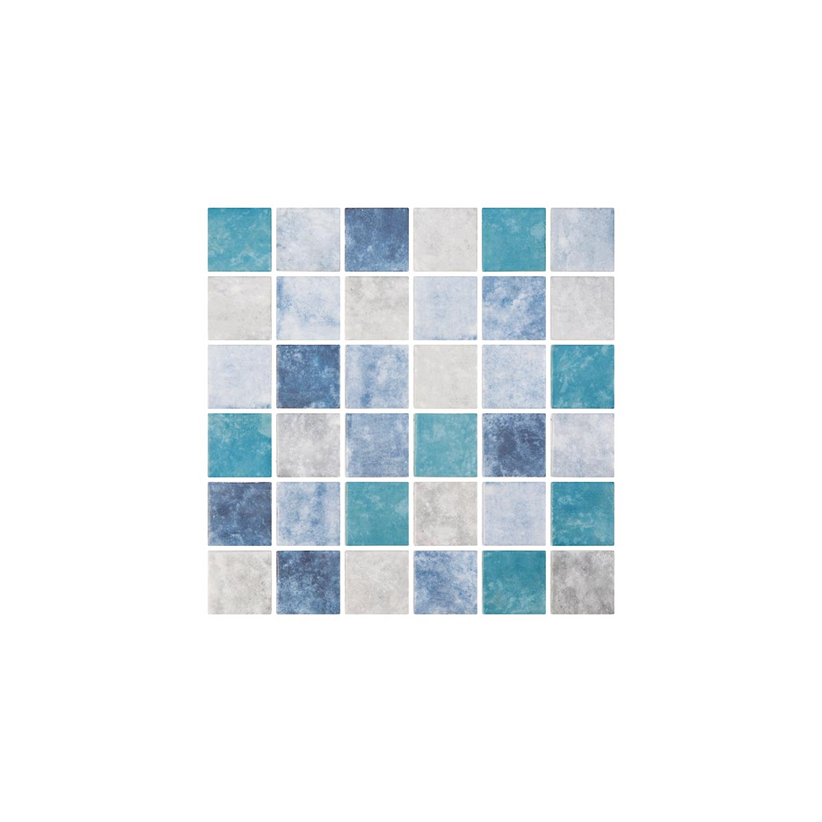 Penta Frisia Silver 50x50 MM Mosaik - tidlöst - KakelExpress