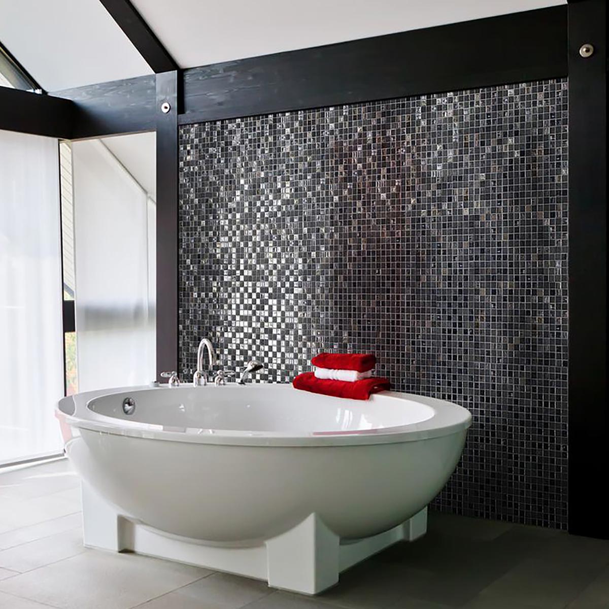 Stoneglass Opalo 25x25 MM Mosaik - tidlöst - KakelExpress